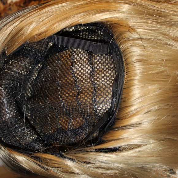 Sexy Long Blonde curly wig main image 5